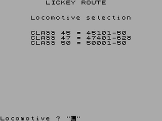 ZX GameBase Lickey_Route Dee-Kay_Systems 1985