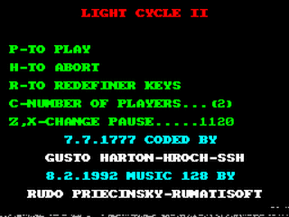 ZX GameBase Light_Cycle_II Rumatisoft 1992