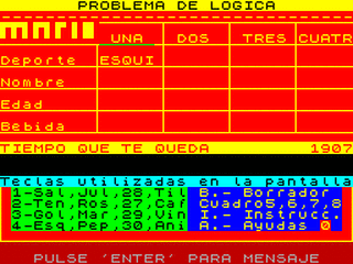 ZX GameBase Lógica_1 VideoSpectrum 1986