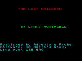 ZX GameBase Lost_Children_(128K),_The Adventure_Probe_Software 1997
