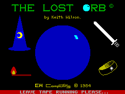 ZX GameBase Lost_Orb,_The KW_Computing 1984