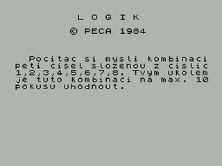 ZX GameBase Logik Peca 1984