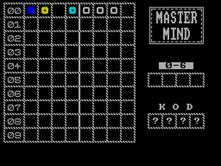 ZX GameBase Master_Mind Dariusz_Wlodarczak 1987