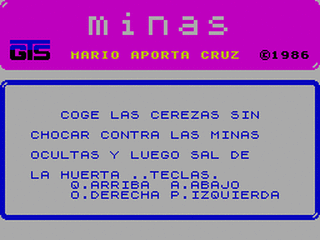 ZX GameBase Minas Grupo_de_Trabajo_Software 1985