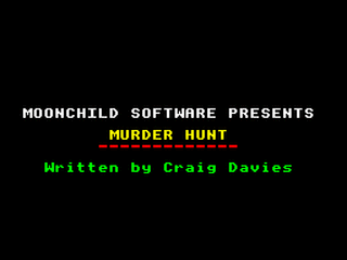ZX GameBase Murder_Hunt Moonchild_Software 1989