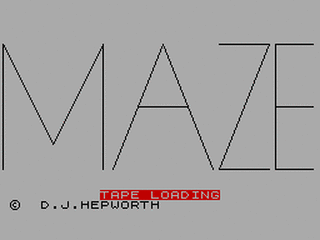 ZX GameBase Maze Malan_Associates 1984