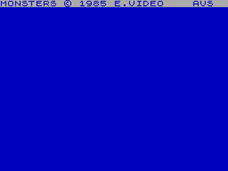 ZX GameBase Monsters Editoriale_Video 1985