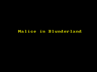 ZX GameBase Malice_in_Blunderland Spectrum_Computing 1985