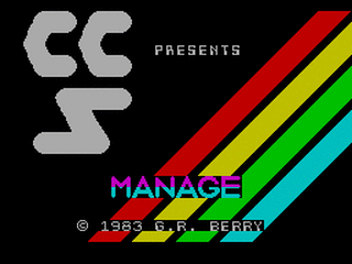 ZX GameBase Manage CCS 1983