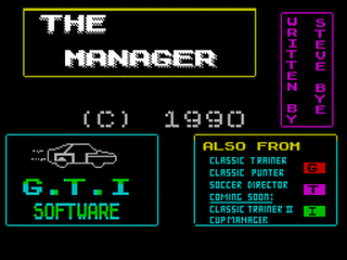 ZX GameBase Manager,_The GTI_Software 1990
