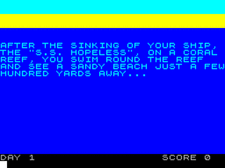 ZX GameBase Marooned! Outlet 1988