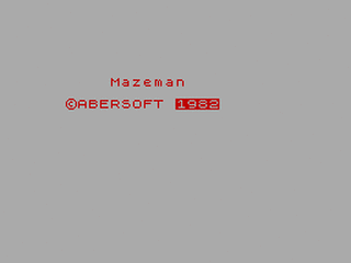 ZX GameBase Mazeman_(v2) Abersoft 1983