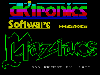 ZX GameBase Maziacs DK'Tronics 1983