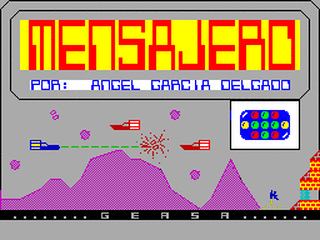 ZX GameBase Mensajero VideoSpectrum 1986
