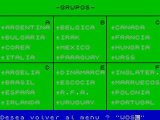ZX GameBase México VideoSpectrum 1986