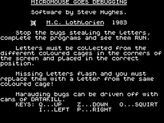 ZX GameBase Micro_Mouse_Goes_De-Bugging MC_Lothlorien 1983