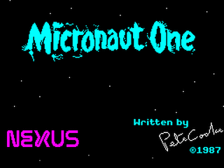ZX GameBase Micronaut_One Nexus_Productions 1987