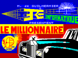 ZX GameBase Millionnaire,_Le ERE_Informatique 1985