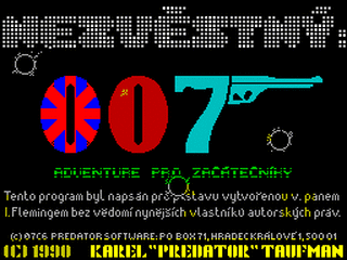ZX GameBase Nezvestný:_007 Predator_Software 1990