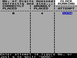 ZX GameBase Mistermind Outlet 1988