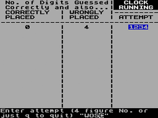 ZX GameBase Mistermind Outlet 1988