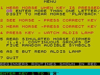 ZX GameBase Morse_Code 16/48_Tape_Magazine 1985