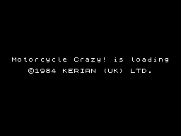 ZX GameBase Motorcycle_Crazy! Kerian_UK 1984