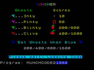 ZX GameBase Muncher! Silversoft 1982