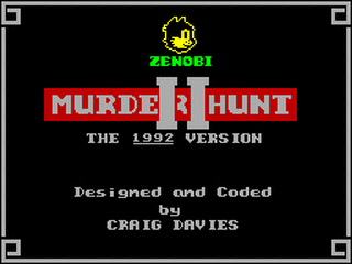 ZX GameBase Murder_Hunt_II Zenobi_Software 1992