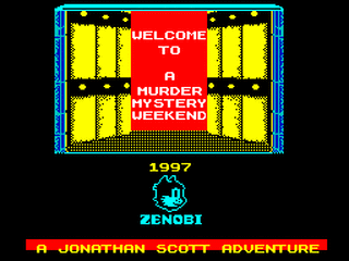 ZX GameBase Murder_Mystery_Weekend Zenobi_Software 1997