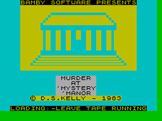 ZX GameBase Murder_at_Mystery_Manor Bamby_Software 1983
