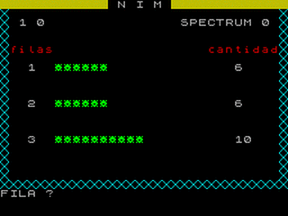 ZX GameBase NIM MicroHobby 1985