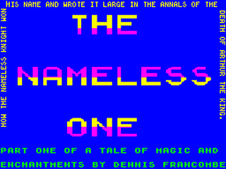ZX GameBase Nameless_One,_The Adventure_Probe_Software 1999