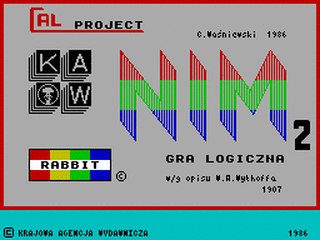 ZX GameBase Nim_II Krajowa_Agencja_Wydawnicza 1986
