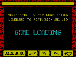 ZX GameBase Ninja_Spirit Activision 1990