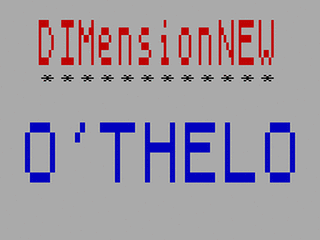 ZX GameBase O'Thelo DIMensionNEW 1984
