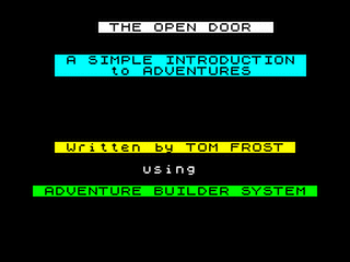 ZX GameBase Open_Door,_The Tartan_Software 1988
