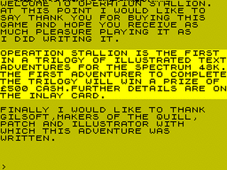 ZX GameBase Operation_Stallion Wrightchoice_Software 1987