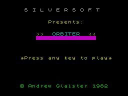 ZX GameBase Orbiter Silversoft 1982