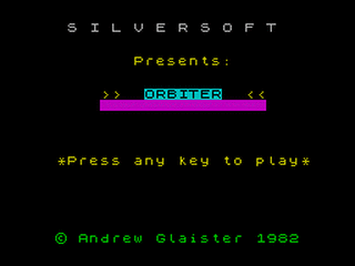 ZX GameBase Orbiter Silversoft 1982