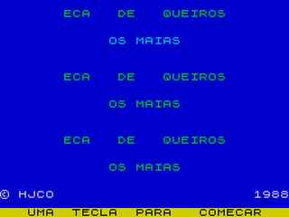 ZX GameBase Eça_De_Queiroz_Os_Maias Henrique_de_Oliveira 1988