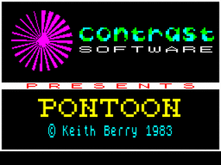 ZX GameBase Pontoon Contrast_Software 1983
