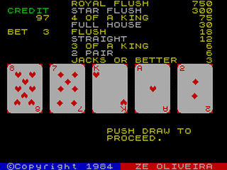 ZX GameBase Poker Zarsoft 1984