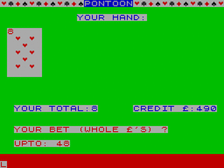 ZX GameBase Pontoon ZX_Computing 1983