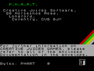 ZX GameBase P.H.A.R.T. Creative_Juices 1988