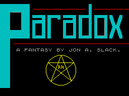 ZX GameBase Paradox Runesoft 1984