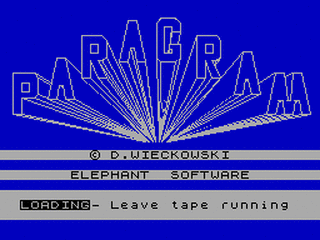 ZX GameBase Paragram Elephant_Software 1983