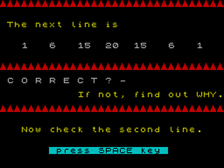 ZX GameBase Pascal's_Triangle Chalksoft 1983