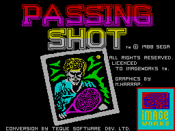 ZX GameBase Passing_Shot Image_Works 1988