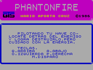 ZX GameBase Phantonfire Grupo_de_Trabajo_Software 1985